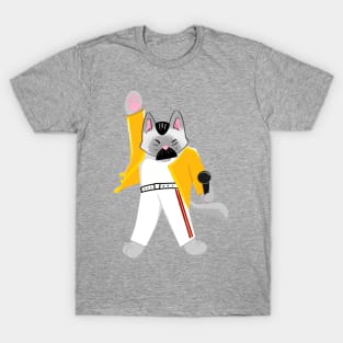 Freddie Meowcury Freddie Mercury as a Cat T-Shirt